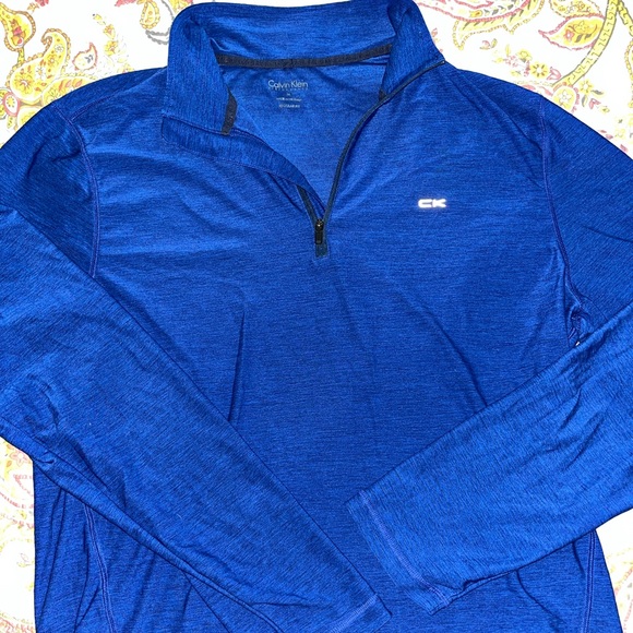 Men’s Calvin Klein Performance 1/4 Zip Jacket - Picture 2 of 3